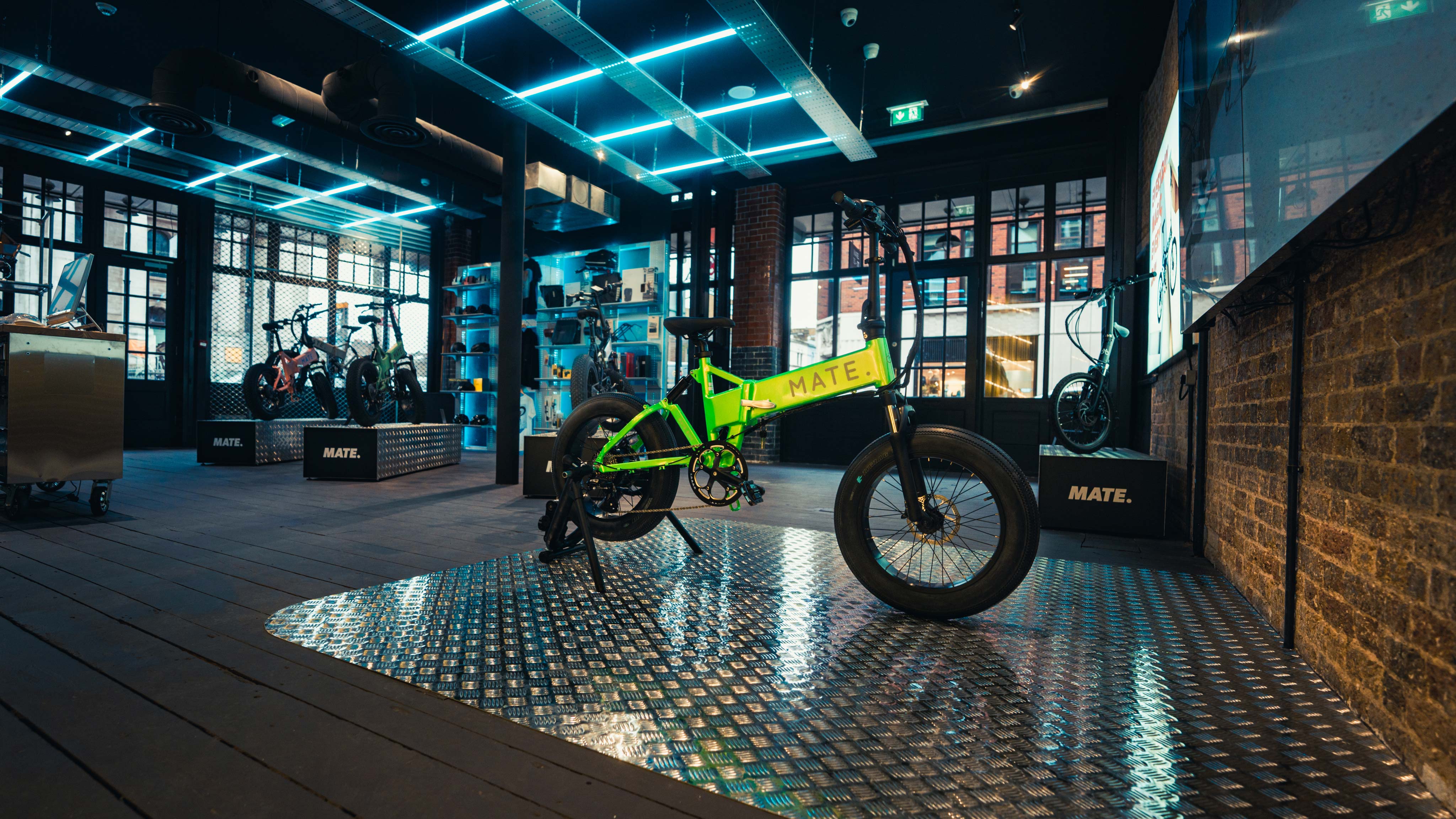 MATE bicycle - interior retail design and installation - Attero Retail Design Agency