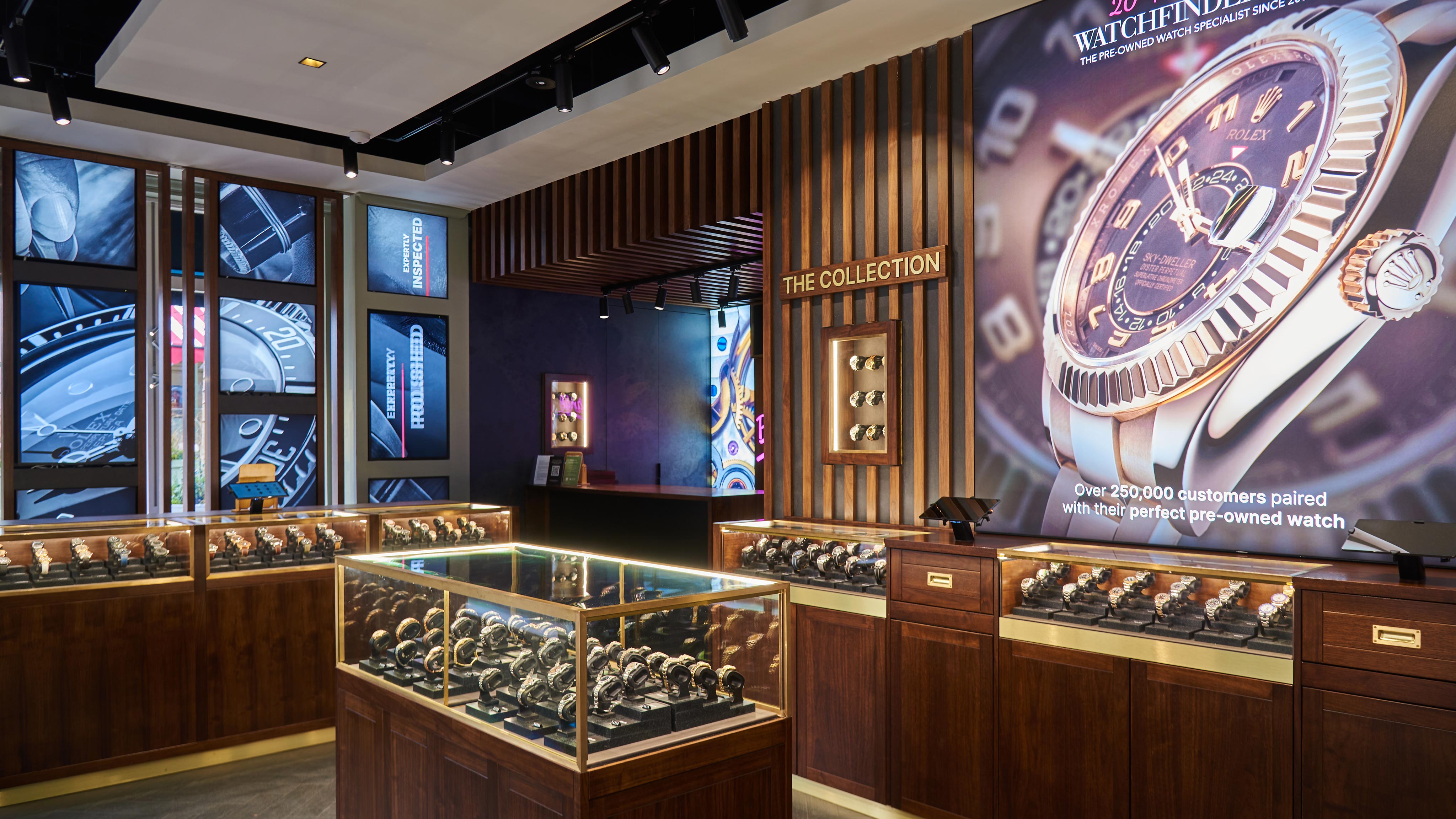 WATCHFINDER In-Store Design, Build and Installation | Attero Retail ...