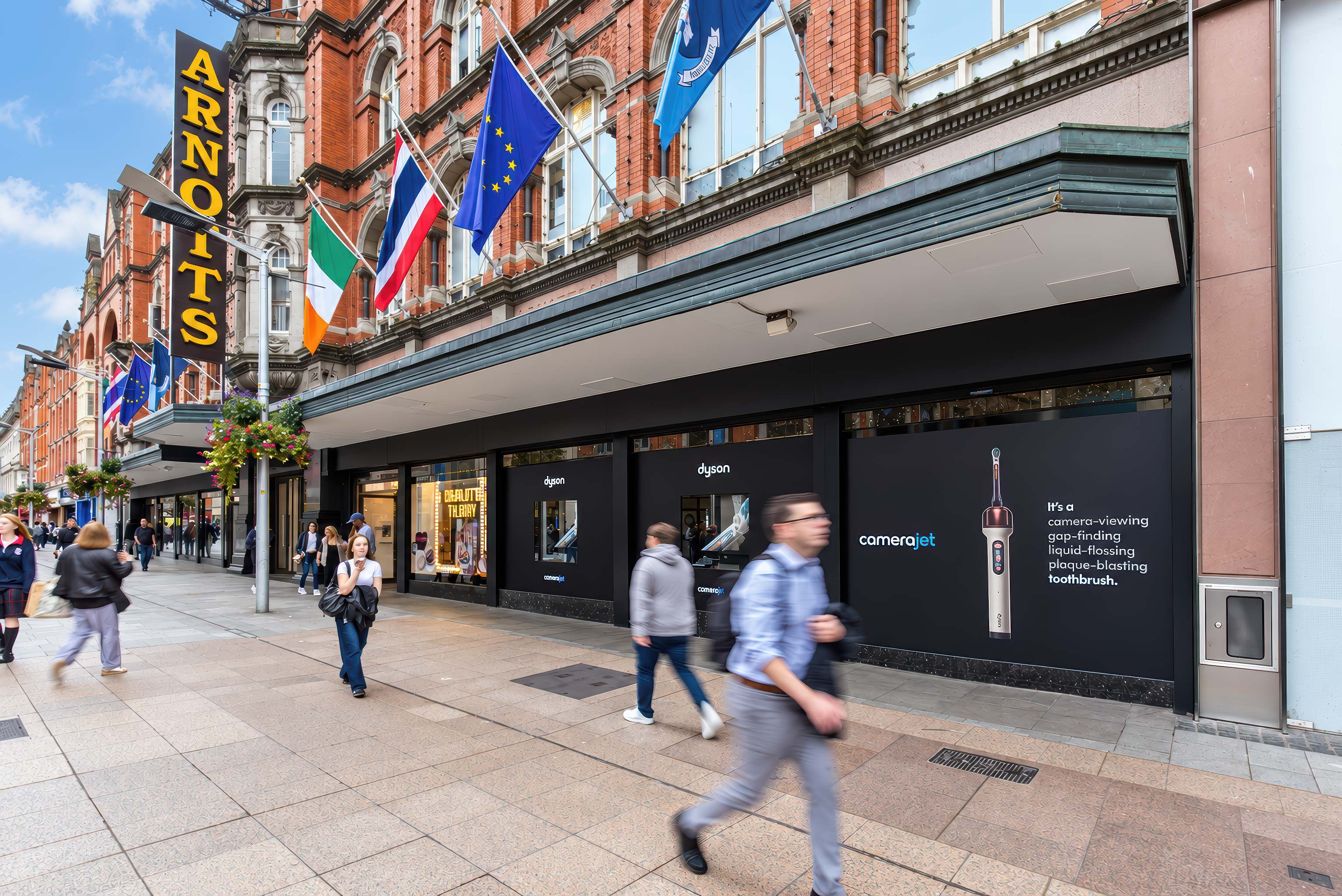 DYSON CAMERAJET ARNOTTS RETAIL WINDOW by Attero Retail Design
