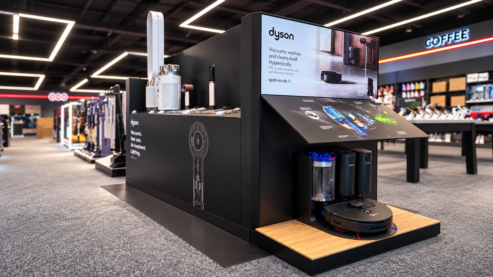 DYSON RETAIL ISLAND DISPLAY DID LIFFEY 1 by Attero Retail Design