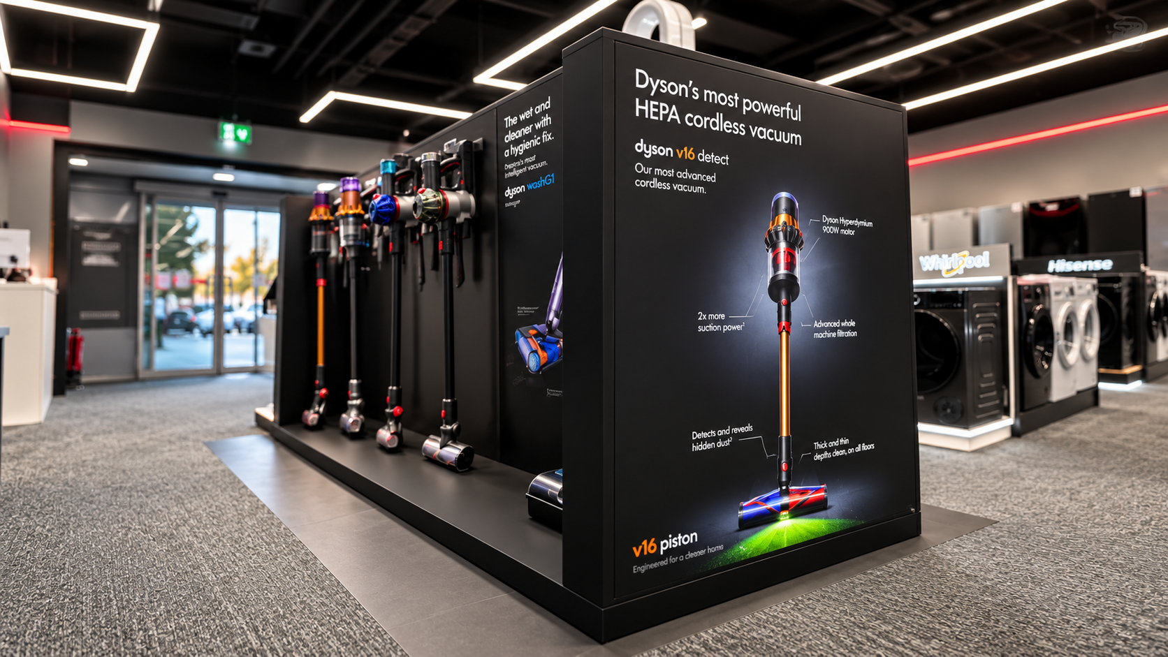 DYSON RETAIL ISLAND DISPLAY DID LIFFEY 2 by Attero Retail Design