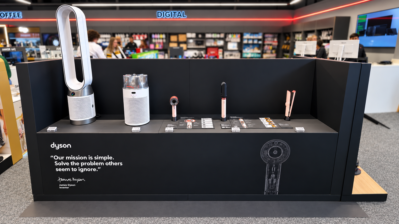 DYSON RETAIL ISLAND DISPLAY DID LIFFEY 3 by Attero Retail Design