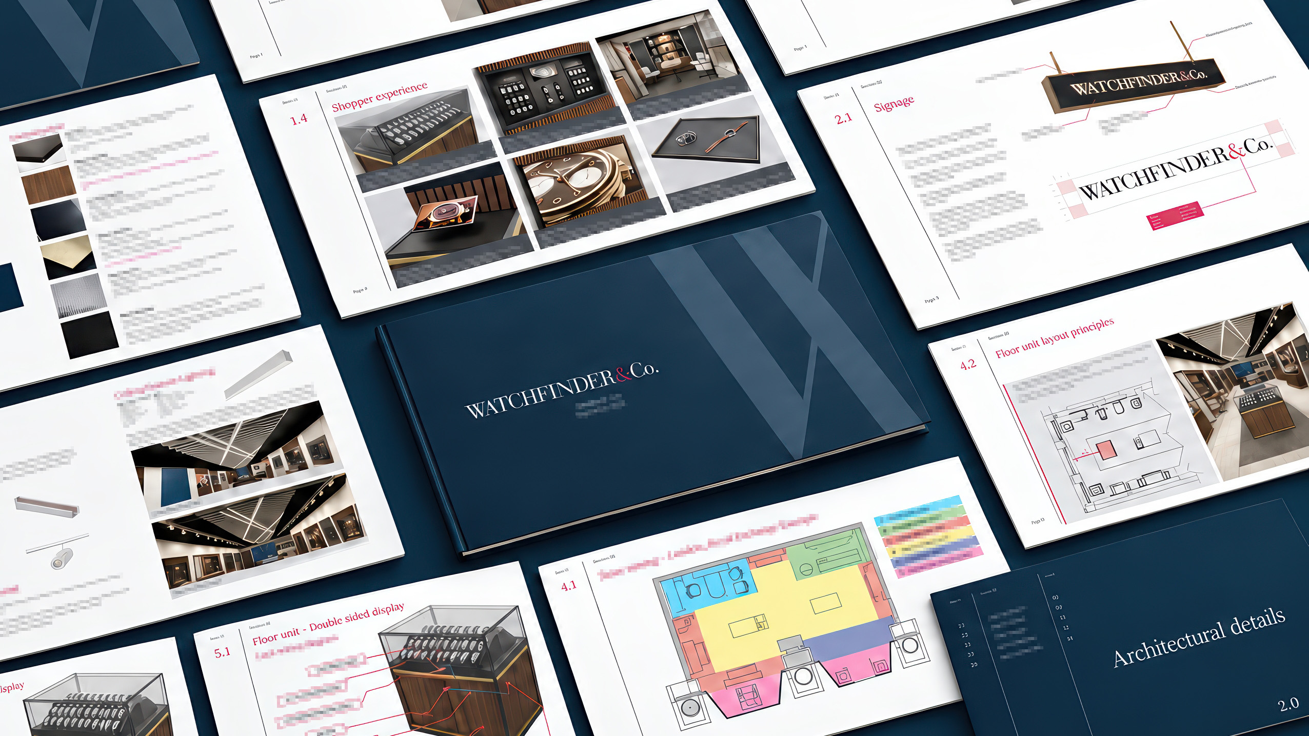 WATCHFINDER & CO BRAND BOOK PAGES by Attero Retail Design